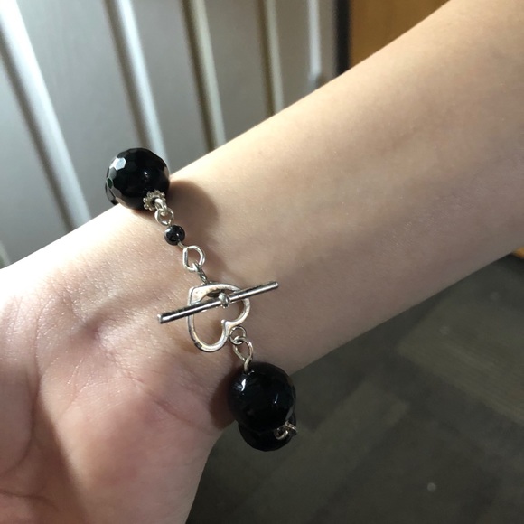 Natural Gemstone Toggle Bracelet - Picture 4 of 6